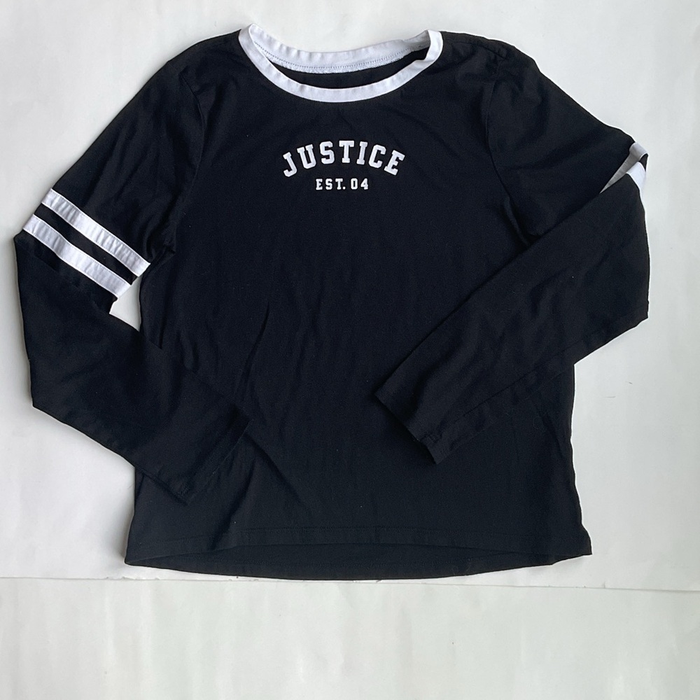 Justice Black Long Sleeve Shirt